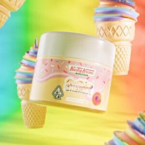 Kushy Kreme extracts Live Resin Sugar | Rainbow Sherbet